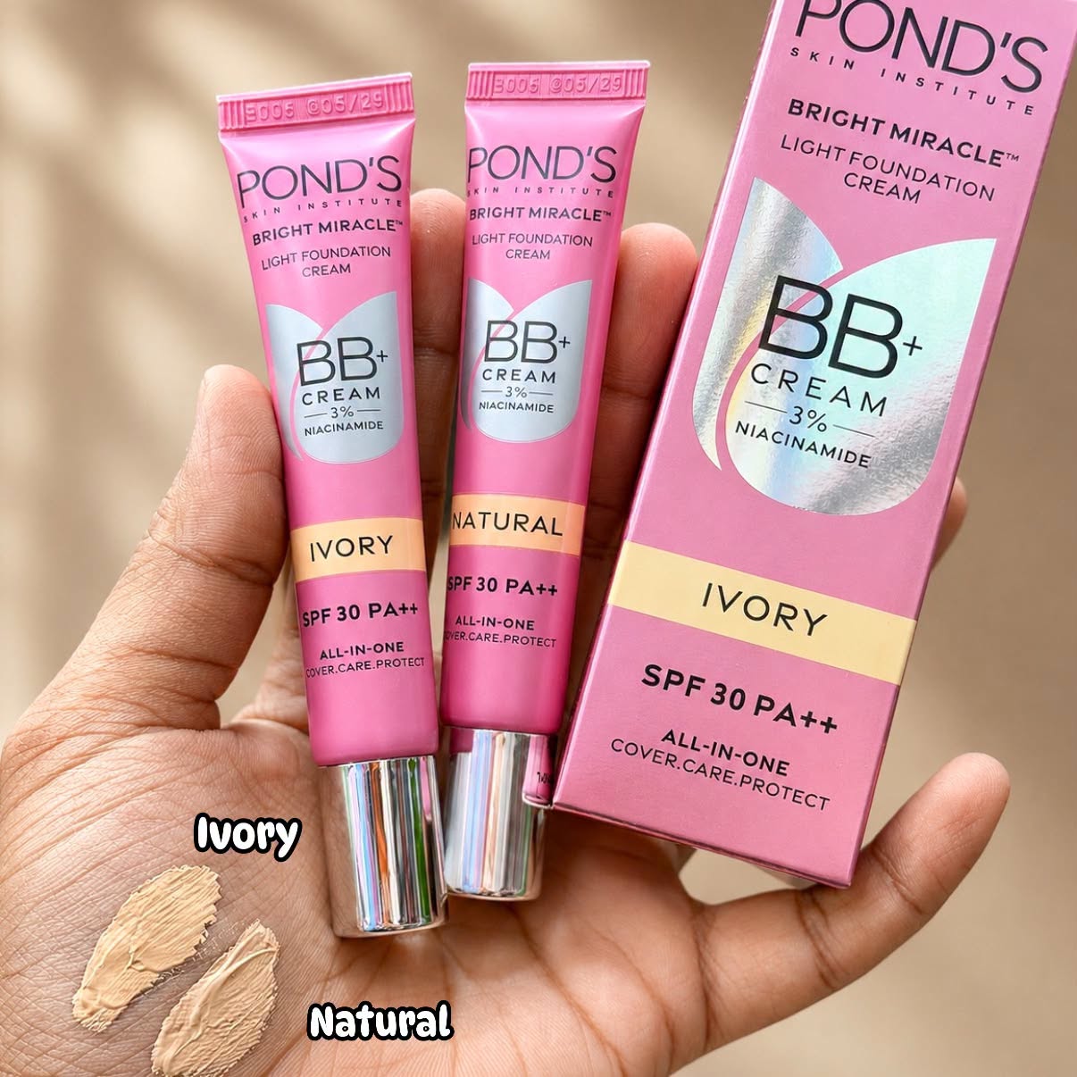 Pond's Bright Miracle Lightweight Foundation BB Cream SPF 30 PA++