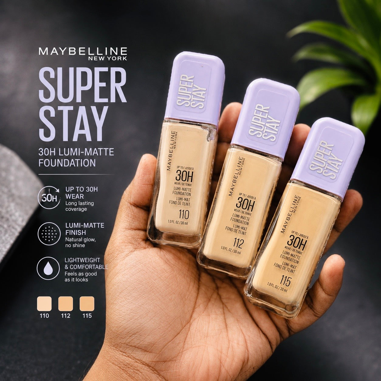 MAYBELLINE Lumi Matte Foundation Upto 30 Hour Full Coverage