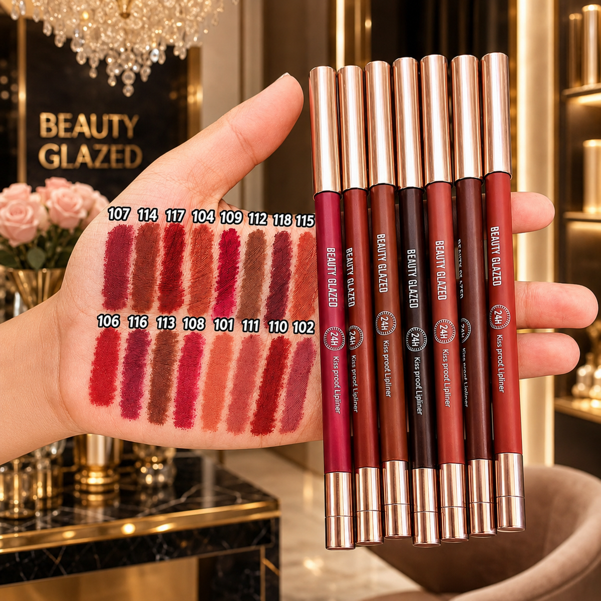 Beauty Glazed Kiss Proof Lipliner