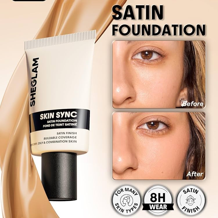 SHEGLAM Skin Sync Foundation 30ml