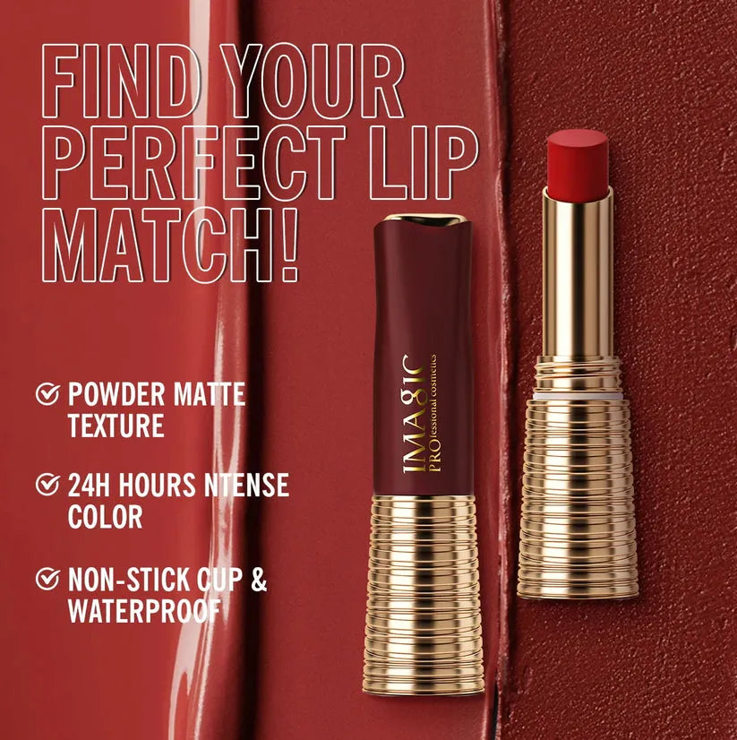 Imagic Professional Waterproof Matte Kiss Proof Bullet Lipstick