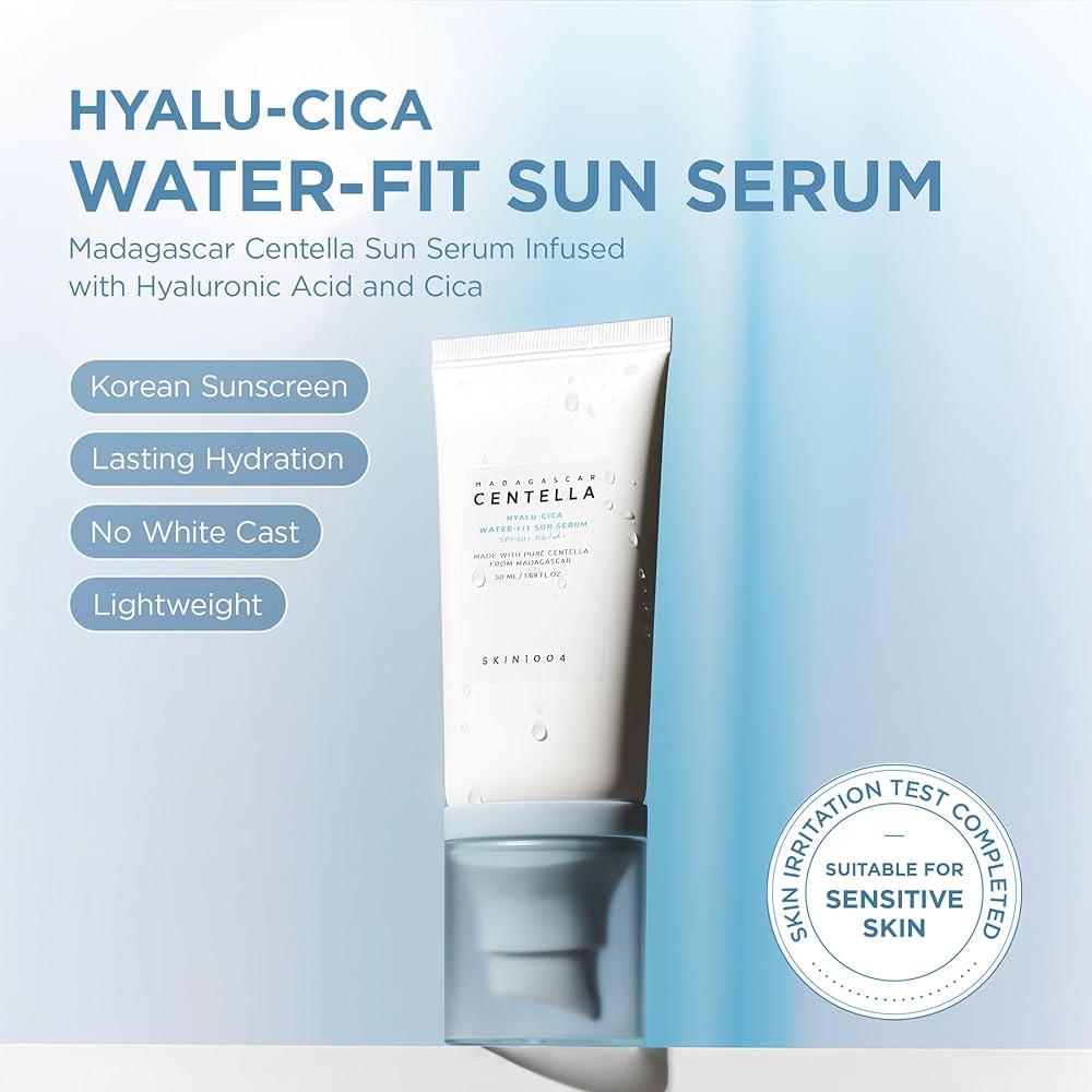 SKIN1004 Centella Hyalu-Cica Water-Fit Sun Serum Sunscreen SPF50+ PA++++