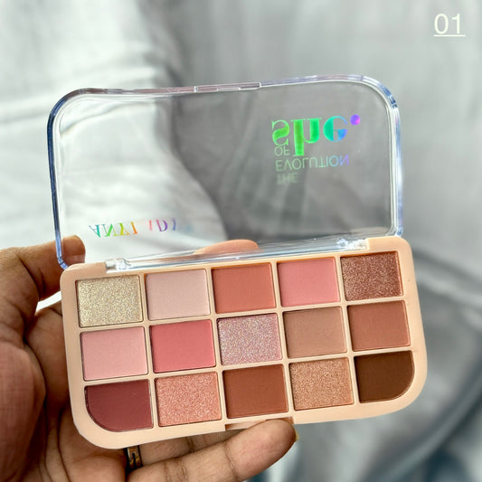 ANYLADY Evolution - Blush, Highlighter, Contour & Eyeshadow Palette