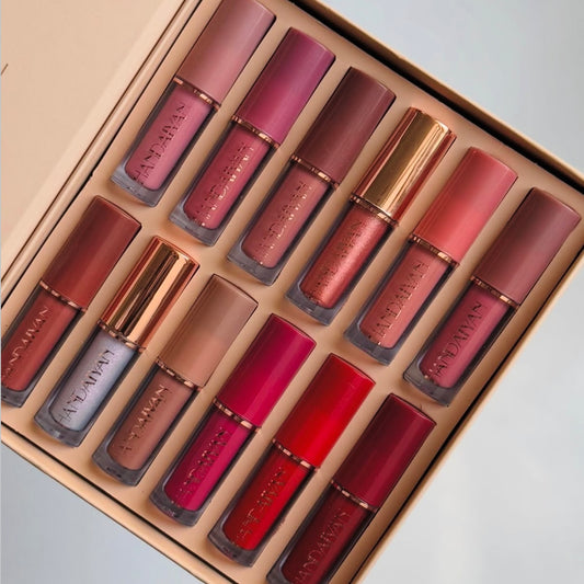 HANDAIYAN 12 pcs Lipstick & Lipgloss Set