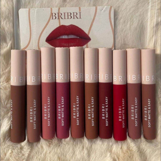 BRIBRI 10pcs Lipstick Set