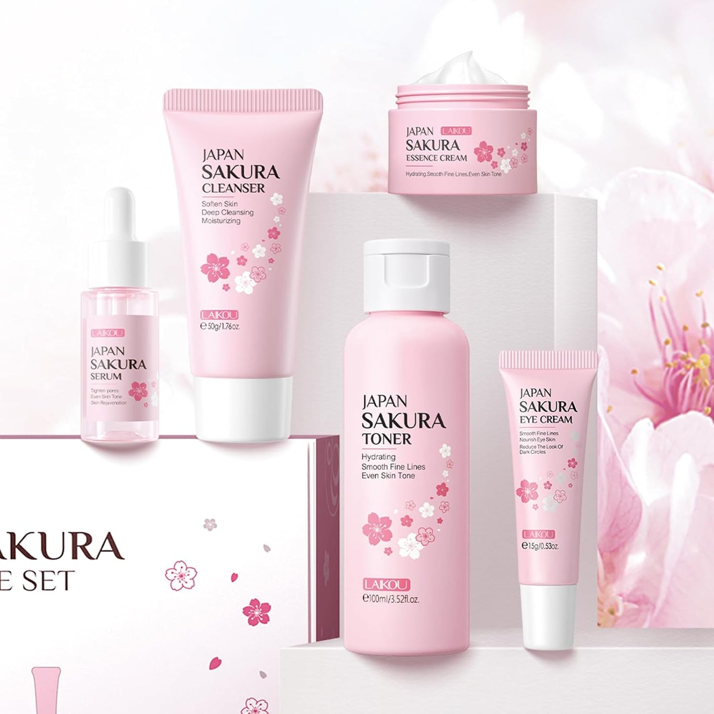 Japan Sakura 5 pcs Skin Care Set