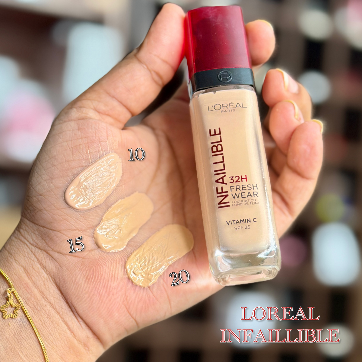 L'Oréal Paris Infallible 32H Fresh Wear Foundation with Vitamin C & SPF 25