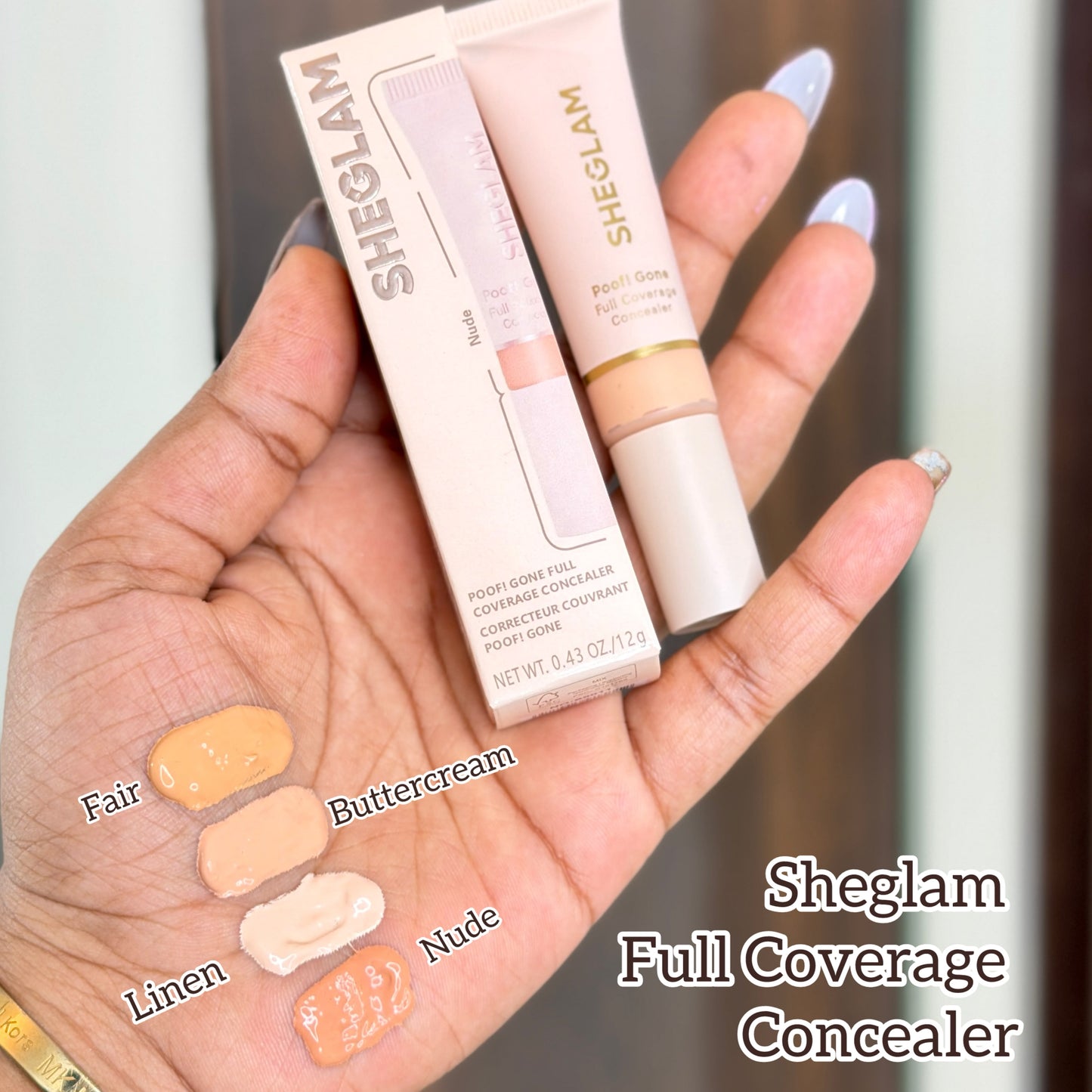 SHEGLAM Poof Gone Concealer 12g