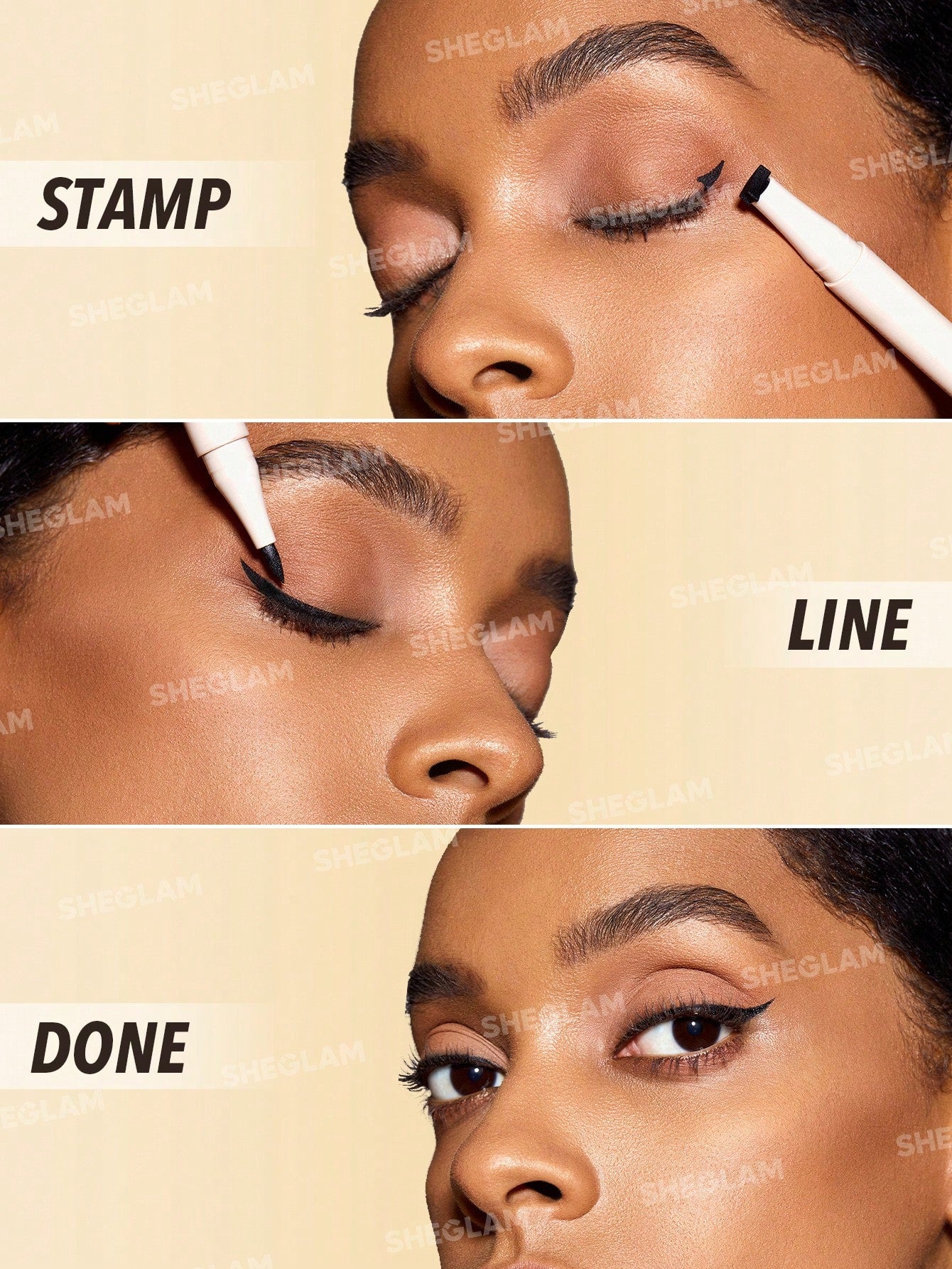 SHEGLAM Get Foxy Eye Stamp & Liner Pen – 100% Waterproof Eyeliner